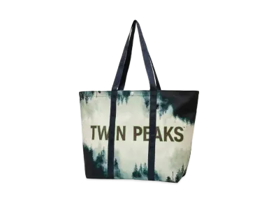 UNDERCOVER Twin Peaks 2Way Polyester Tote Bag "Ivory Base"