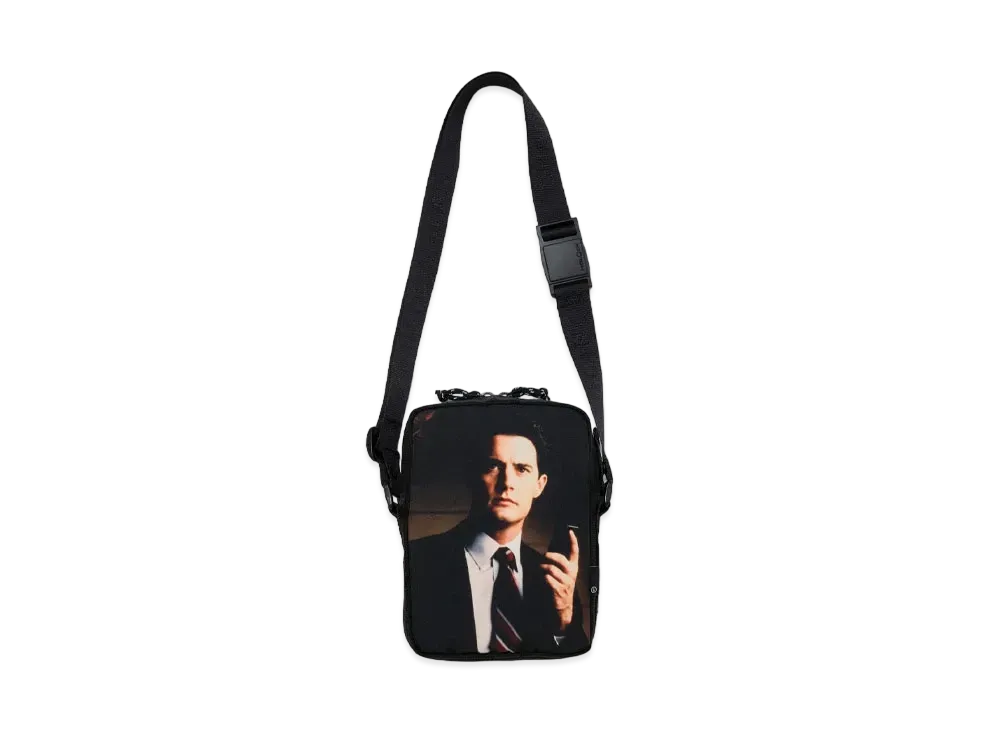 UNDERCOVER Twin Peaks Polyester Shoulder Pouch "Black Base"