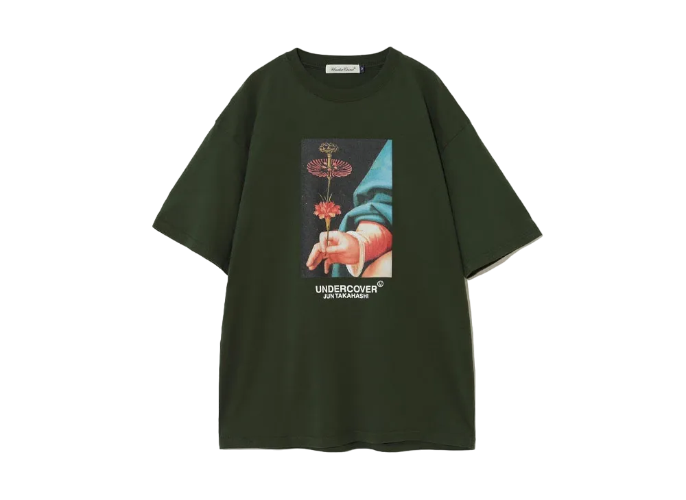 UNDERCOVER Cotton T-Shirt "Khaki Green"
