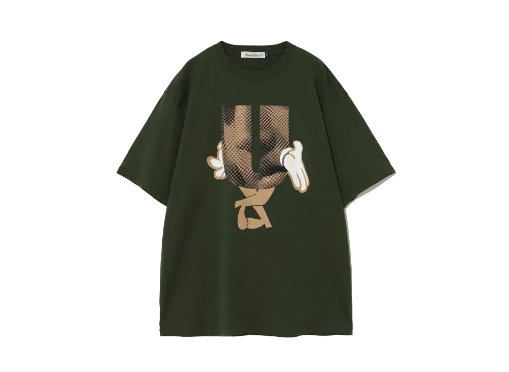 UNDERCOVER Cotton T-Shirt "Khaki Green"