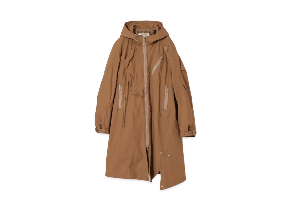 UNDERCOVER Cotton Mods Coat "Brown Beige"