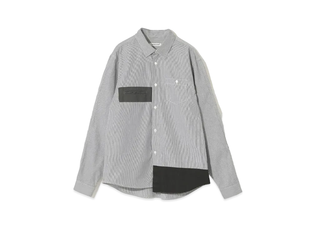 UNDERCOVER Corduroy Striped Shirt "Black ST"
