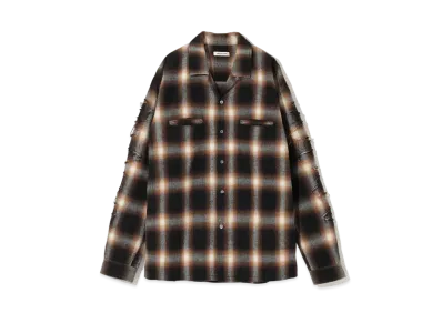 UNDERCOVER Cotton Ombre Shirt "Brown CK"