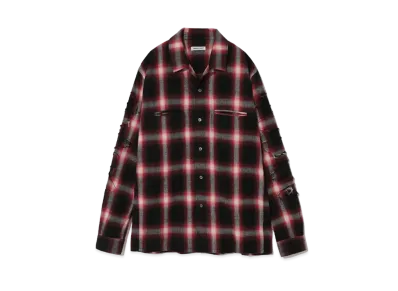 UNDERCOVER Cotton Ombre Shirt "Red CK"