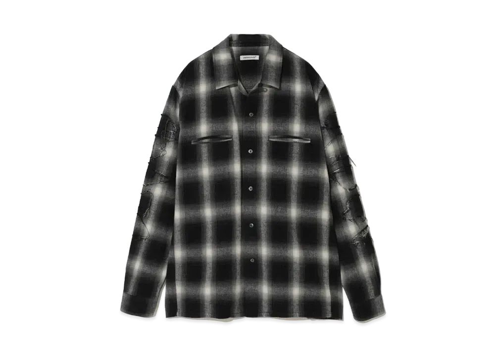 UNDERCOVER Cotton Ombre Shirt "Black CK"