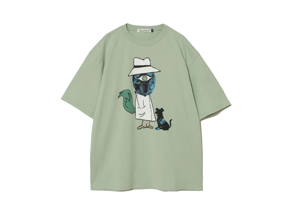 UNDERCOVER Cotton T-Shirt "Pale Green"