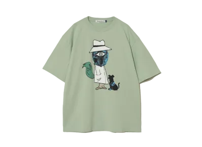 UNDERCOVER Cotton T-Shirt "Pale Green"