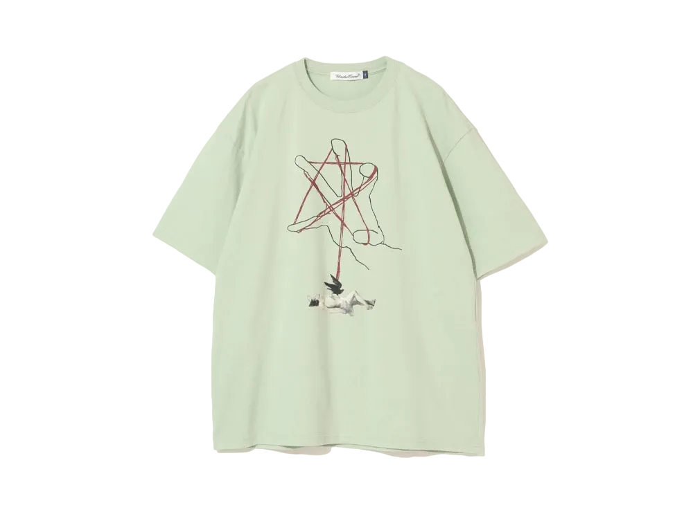 UNDERCOVER Cotton T-Shirt "Pale Green"