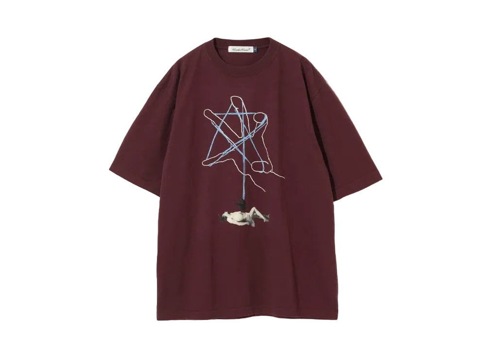 UNDERCOVER Cotton T-Shirt "Bordeaux"