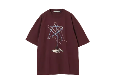 UNDERCOVER Cotton T-Shirt "Bordeaux"