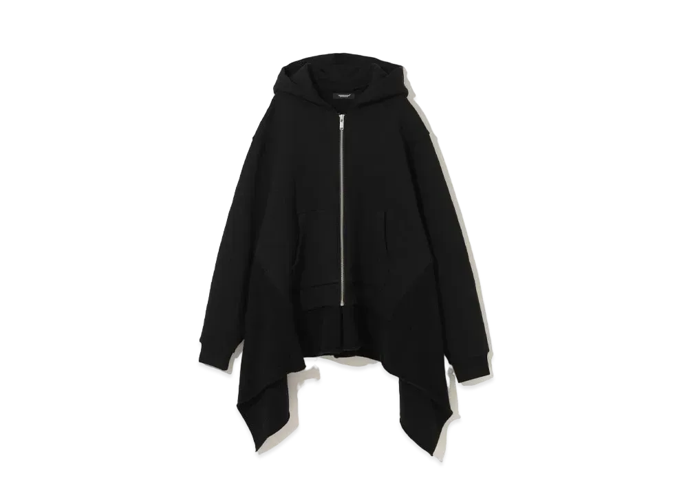 UNDERCOVER Cotton Zip-Up Hoodie "Black"