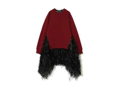 UNDERCOVER Cotton Sweatshirt Dress "Bordeaux"