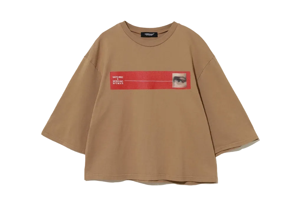 UNDERCOVER Cotton Short Wide T-Shirt "Beige"