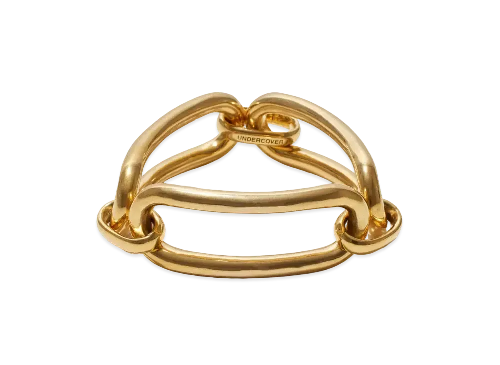 UNDERCOVER Silver Oval Bracelet "Gold"