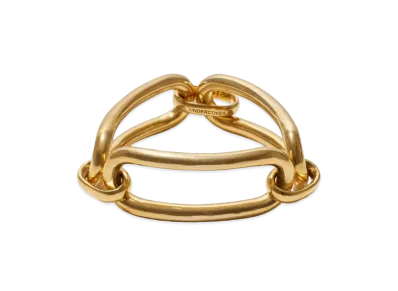 UNDERCOVER Silver Oval Bracelet "Gold"