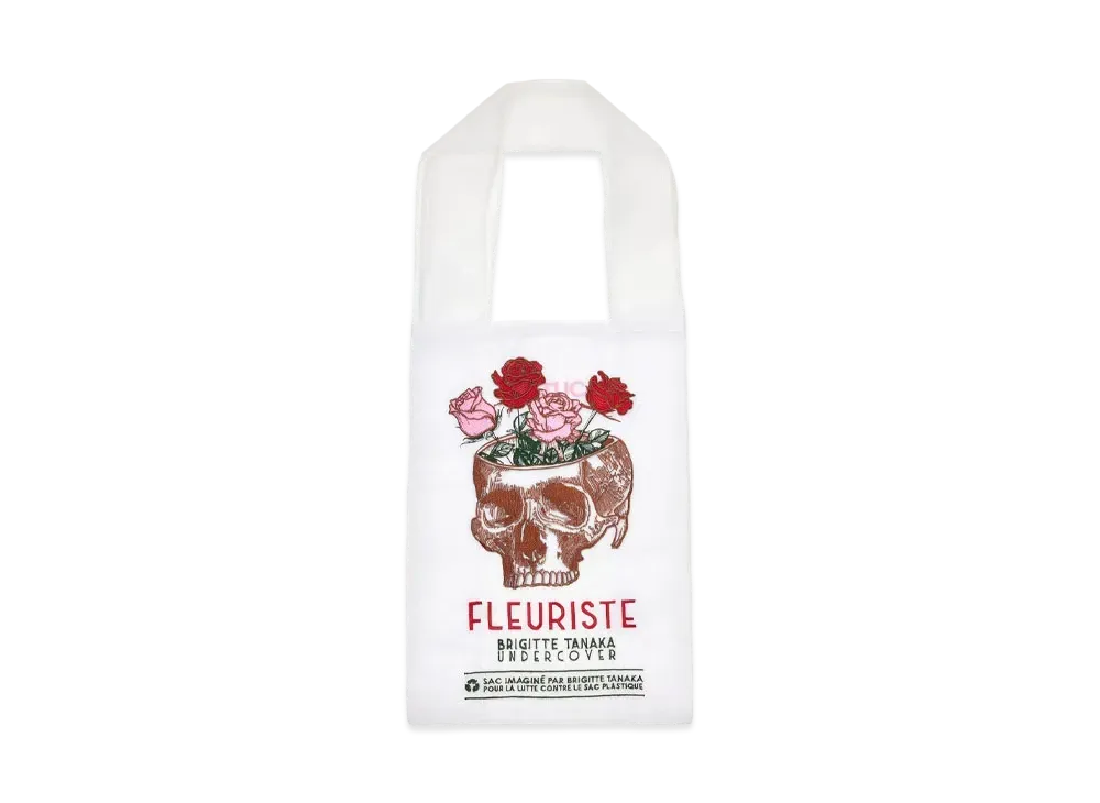 UNDERCOVER x Brigitte Tanaka Nylon Organza Flower Bag "White"