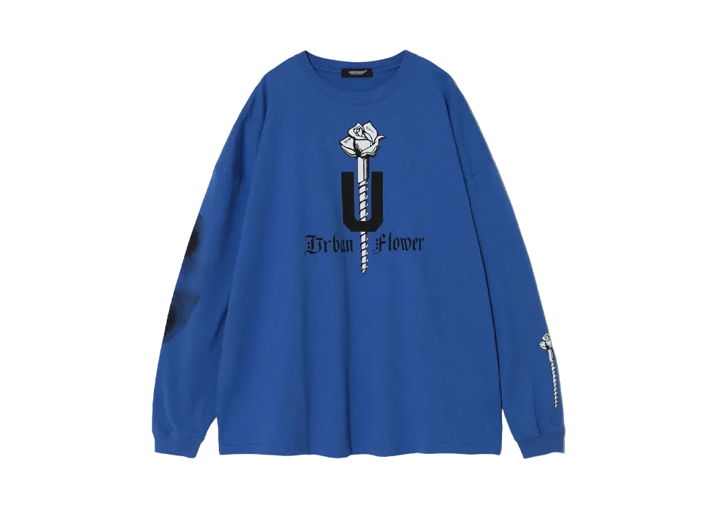 UNDERCOVER Cotton Long Sleeve T-Shirt "Blue"