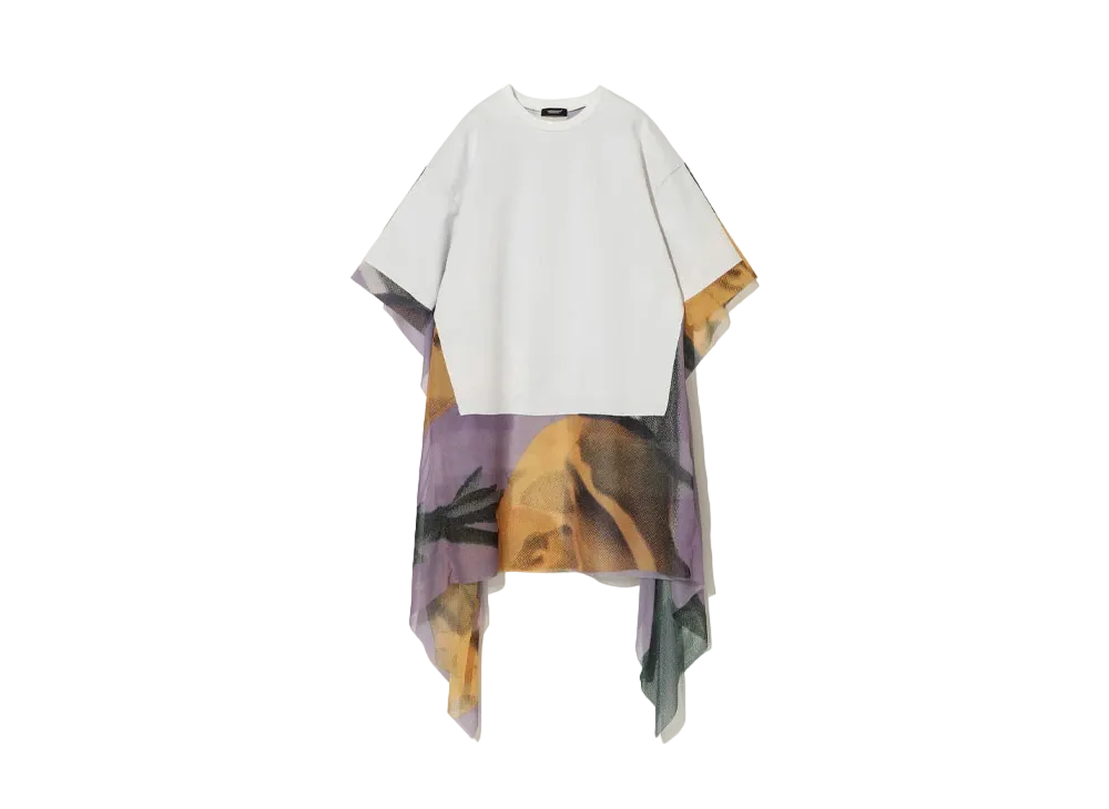 UNDERCOVER Cotton T-Shirt Dress "White"