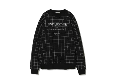 UNDERCOVER Cotton Fleece Pullover "Black"