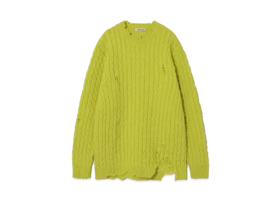 UNDERCOVER Wool Nylon Knit Pullover "Yellow"