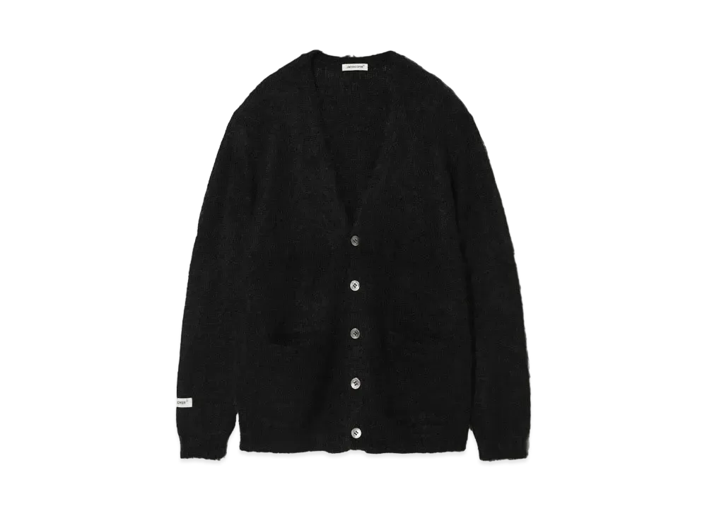 UNDERCOVER Mohair Knit Cardigan "Black"