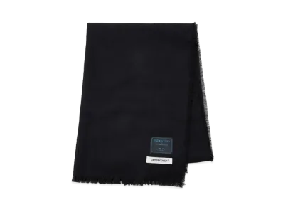 UNDERCOVER Wool Cut-Off Stole "Black"