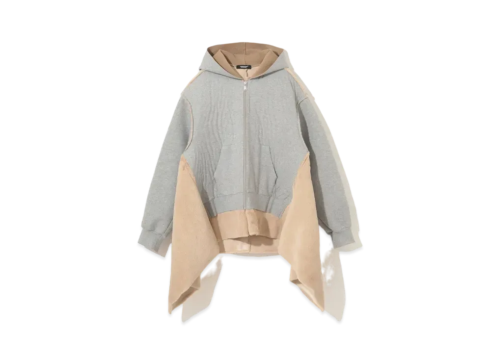 UNDERCOVER Cotton Zip-up Hoodie "Top Gray"
