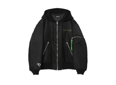 UNDERCOVER Twin Peaks Nylon MA-1 Jacket "Black"