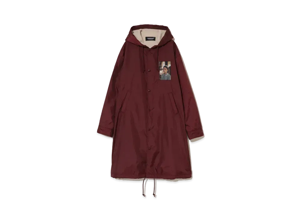 UNDERCOVER Twin Peaks Nylon Coach Jacket "Bordeaux"