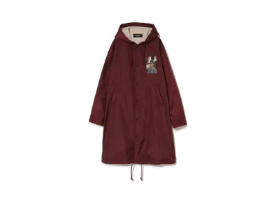 UNDERCOVER Twin Peaks Nylon Coach Jacket "Bordeaux"