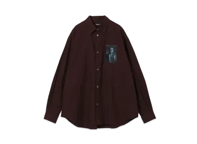 UNDERCOVER Twin Peaks Cotton Shirt "Bordeaux"
