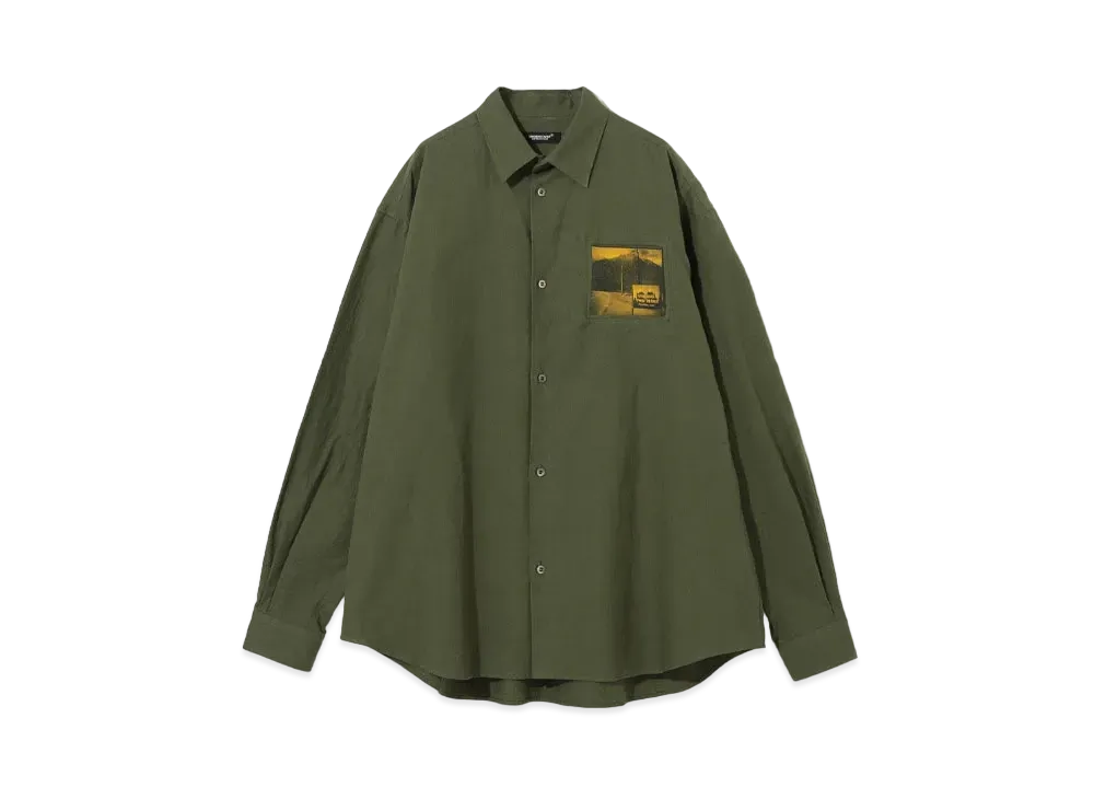 UNDERCOVER Twin Peaks Cotton Shirt "Light Khaki"