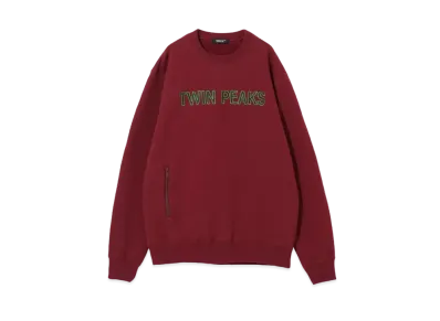 UNDERCOVER Twin Peaks Cotton Fleece Sweatshirt Pullover "Dark Red"