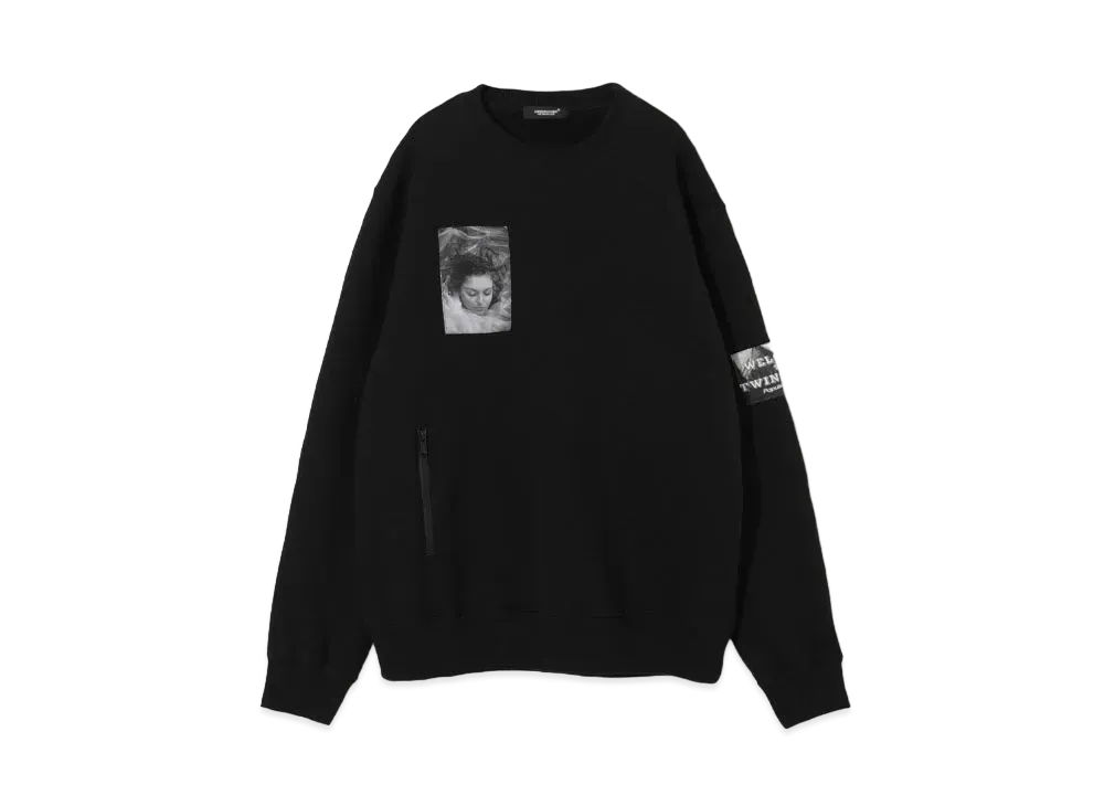 UNDERCOVER Twin Peaks Cotton Fleece Sweatshirt Pullover "Black"