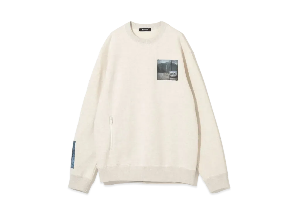 UNDERCOVER Twin Peaks Cotton Fleece Sweatshirt Pullover "Ivory"