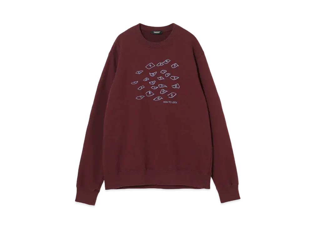 UNDERCOVER Cotton Sweatshirt Pullover "Bordeaux"