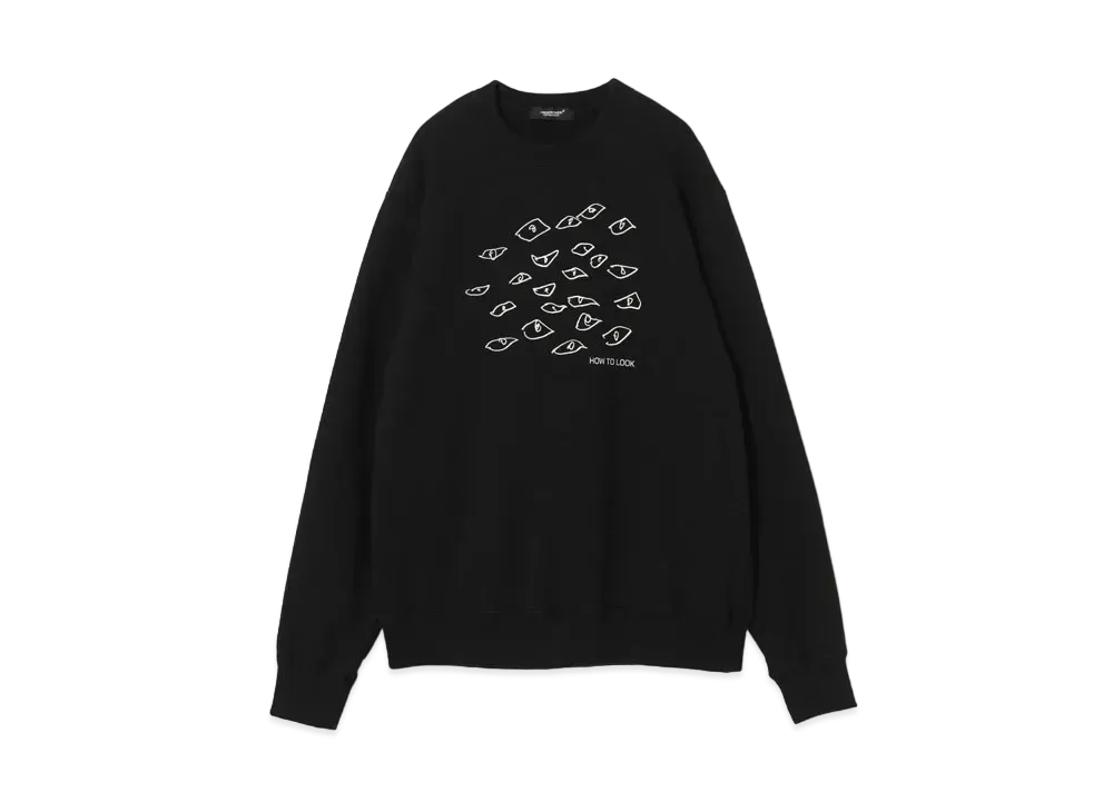 UNDERCOVER Cotton Sweatshirt Pullover "Black"