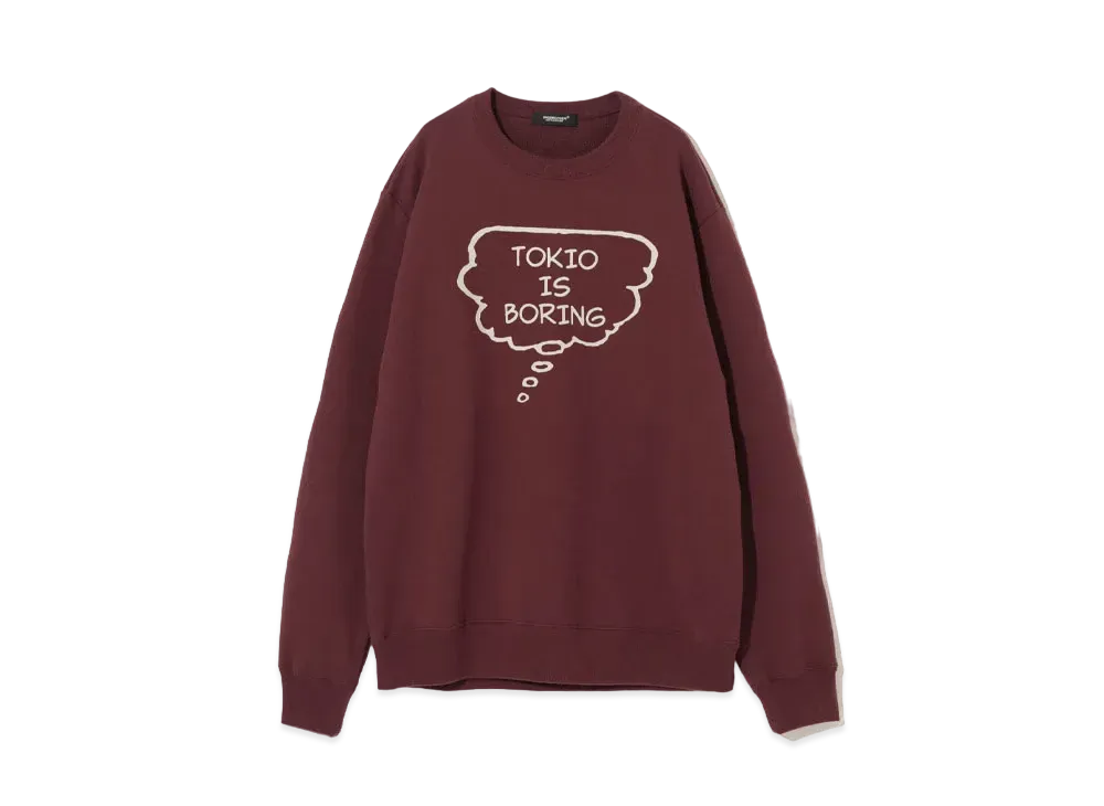 UNDERCOVER Cotton Sweatshirt Pullover "Bordeaux"