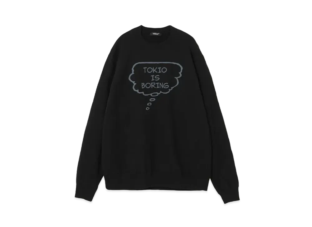 UNDERCOVER Cotton Sweatshirt Pullover "Black"