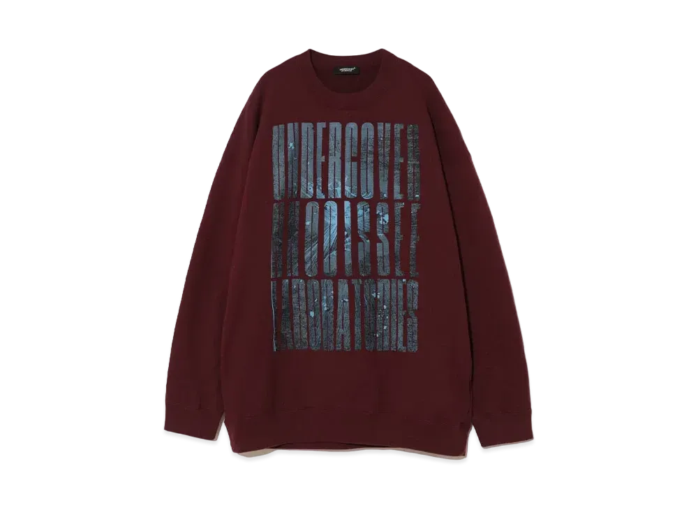 UNDERCOVER Cotton Sweatshirt Pullover "Bordeaux"