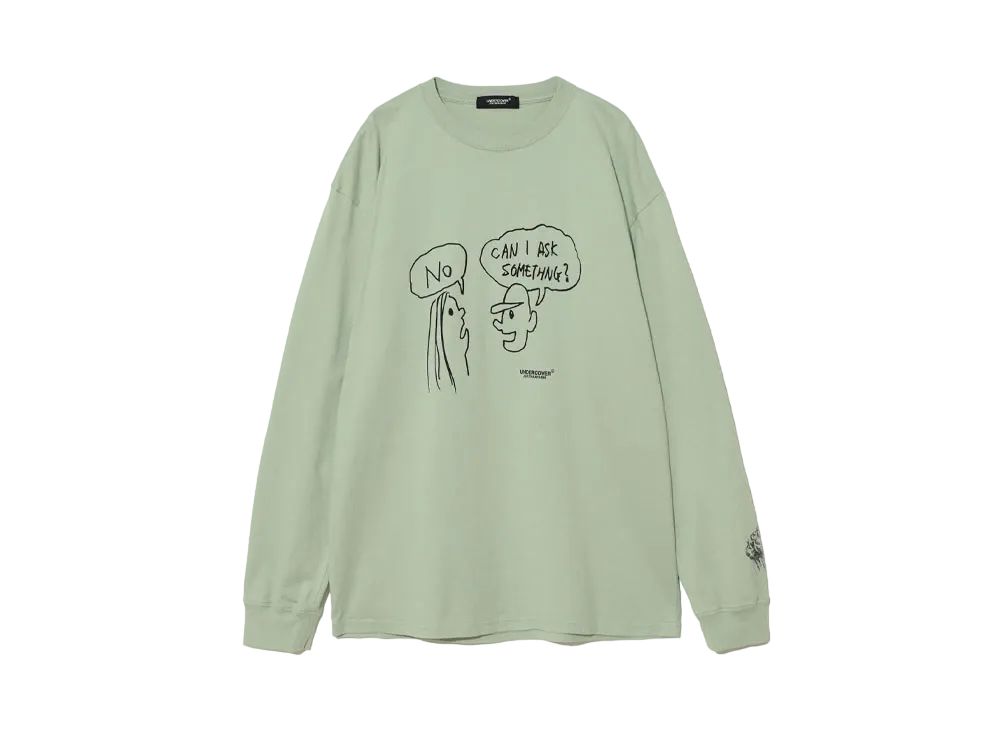 UNDERCOVER Cotton Long Sleeve T-Shirt "Pale Green"