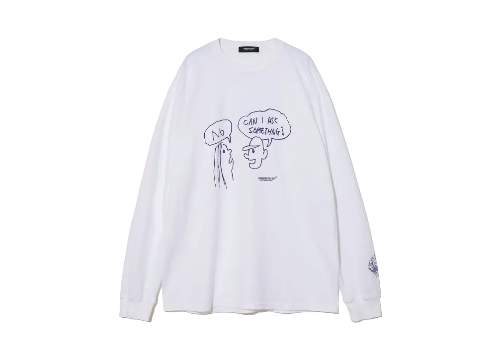 UNDERCOVER Cotton Long Sleeve T-Shirt "White"