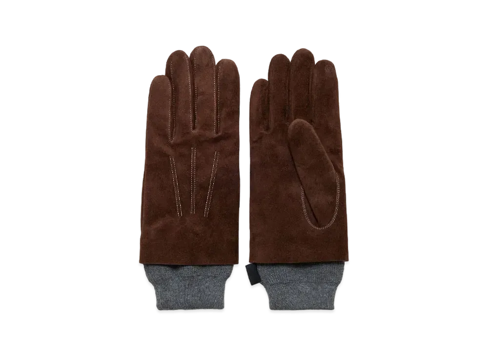UNDERCOVER Suede Gloves "Brown"
