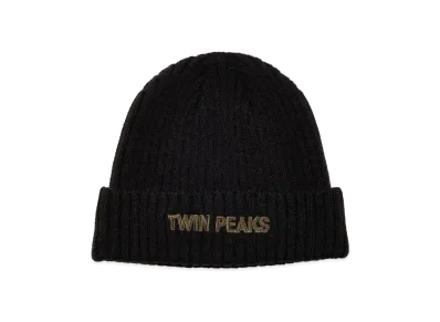 UNDERCOVER Twin Peaks Wool Blend Acrylic Knit Cap "Black"