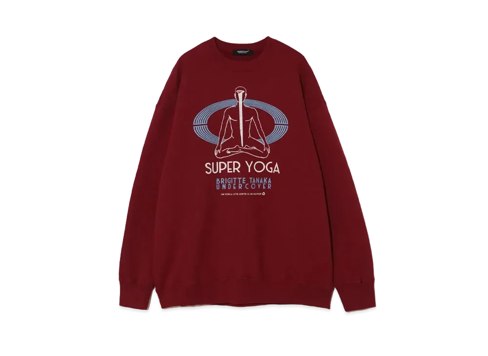 UNDERCOVER x Brigitte Tanaka Cotton sweatshirt pullover "Bordeaux"