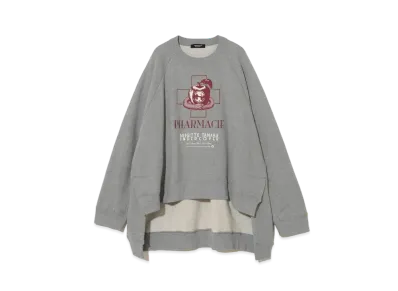 UNDERCOVER x Brigitte Tanaka Cotton sweatshirt pullover "Top Gray"