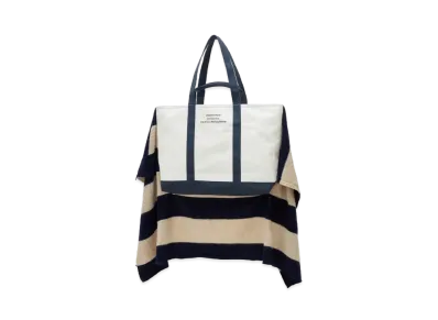UNDERCOVER Cotton Canvas Tote Bag "Navy"