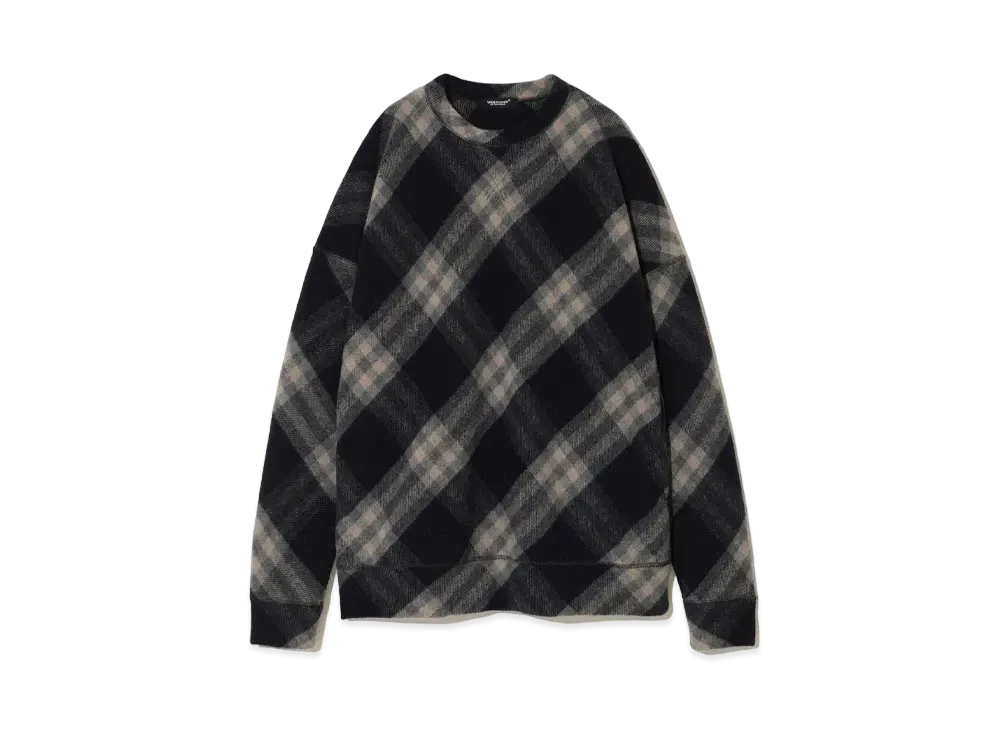 UNDERCOVER Wool Mosser Pullover "Navy"