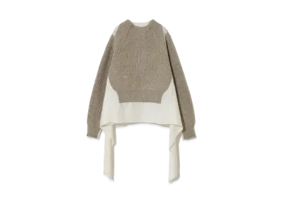 UNDERCOVER Wool Pullover Knit "Gray Beige"