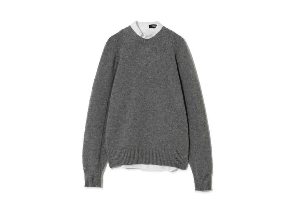 UNDERCOVER Nylon Wool Knit Pullover "Top Gray"